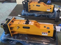 Nouveau marteau brise-roche hydraulique silencieux de type boîte, burin pour excavatrices de 1 à 20 tonnes, garantie 1 an, moteur de construction 130 kg