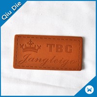 Étiquettes en cuir gravées avec logo de marque, sérigraphiées, découpées au laser, personnalisées pour jeans, sacs et vêtements