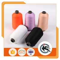 Fil 100% polyester pour chaussettes, fil nylon haute élasticité pour tricotage