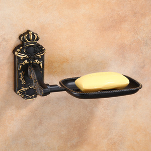 Accessoires de salle de bains <span class=keywords><strong>mural</strong></span> moderne creux égouttoir étanche finition laiton <span class=keywords><strong>porte</strong></span>-<span class=keywords><strong>savon</strong></span> <span class=keywords><strong>vintage</strong></span> en aluminium antique <span class=keywords><strong>porte</strong></span>-<span class=keywords><strong>savon</strong></span> - Product Image 4