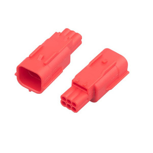 Conector Automotriz de 6 Pines y 0.6mm, Terminal Rojo Macho y Hembra, Conectores de Plástico para Auto DJ7069Y 0.6 11 21 - Product Image 1