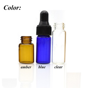 Hổ phách Nước Hoa Thủy Tinh Mẫu lọ 1ml2ml 3ml 5ml với ống nhỏ giọt rò rỉ-proof cap mini xách tay tinh dầu chai - Product Image 2