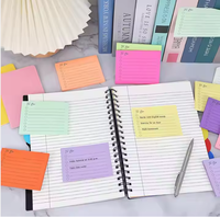 Lynmoe LPD10 Blocs-notes autocollants 50 feuilles 3x4 pouces carrés, impression UV, haute qualité, bloc-notes promotionnel pour le bureau