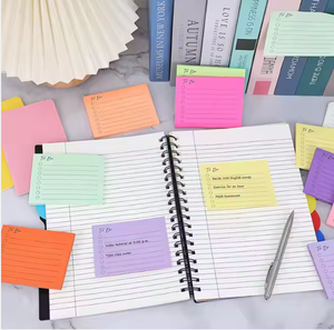 50 tờ tự dính ghi chú dán 3 "x 4" danh sách việc cần làm <span class=keywords><strong>notepad</strong></span> vuông văn phòng họp trường sử dụng nhà ghi nhớ quảng cáo Pad 50 - Product Image 4