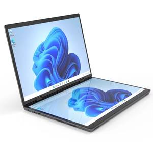 Nouveau design 14 pouces <span class=keywords><strong>double</strong></span> <span class=keywords><strong>double</strong></span> écran tactile ordinateur <span class=keywords><strong>portable</strong></span> tout neuf <span class=keywords><strong>deux</strong></span> en un ordinateurs professionnels ordinateurs portables en gros Ram 32 Go SSD 2 To - Product Image 2