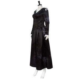 Costume de sorcière noire <span class=keywords><strong>Bellatrix</strong></span> <span class=keywords><strong>Lestrange</strong></span> pour femmes, déguisement de fête d'Halloween, carnaval, film magique, RMOV-003 - Product Image 5