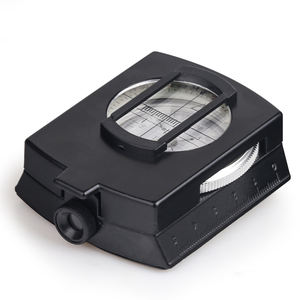 कस्टम साहसिक उत्तरजीविता कंपास काले एल्यूमीनियम मिश्र धातु मामले बहुक्रियाशील चमकदार चमकदार जलरोधी शाकप्रूफ के लिए - Product Image 2