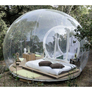 Tente bulle gonflable transparente en PVC, résistante aux UV et à l'eau, pour camping extérieur, vente en gros d'usine, personnalisable - Product Image 2