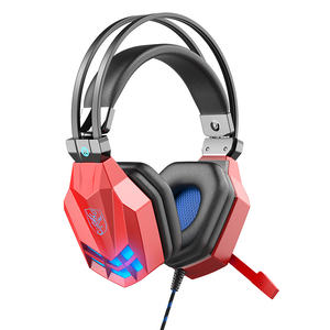 Fantastique <span class=keywords><strong>casque</strong></span> <span class=keywords><strong>filaire</strong></span> <span class=keywords><strong>de</strong></span> jeu d'éclairage RVB avec microphone sur l'oreille <span class=keywords><strong>casque</strong></span> E-sports antibruit Gamer écouteur - Product Image 2