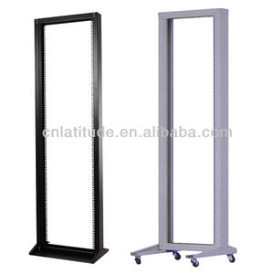 Rack de serveur ouvert robuste 42U, 19 pouces, 4 poteaux, avec roulettes, en acier SPCC, capacité de charge de 200 kg, en stock - Product Image 3