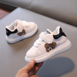 Sepatu beruang putih anak-anak, sneaker olahraga lari lembut bernafas Musim Semi dan Gugur 2025 - Product Image 6