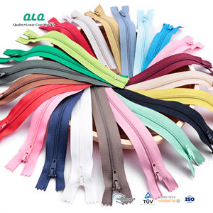 QLQ #10 사용자 정의 브랜드 로고 고무 도매 디자인 데님 밀폐 은폐 스포츠 탈론 Cmz 더블 팩토리 품질 지퍼 지퍼 - Product Image 4