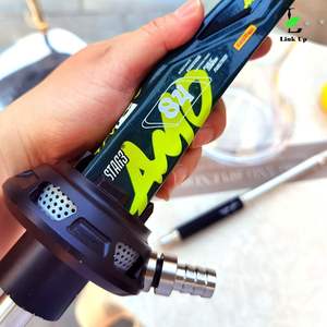 Original Amo Valve Shisha Hookah Set de acero inoxidable de lujo fiesta en casa al aire libre viaje playa Camping jardín fumar Shisha - Product Image 6