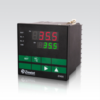 Pengontrol Suhu Digital Ganda PID RKC REX-C100 Termostat Bahan Plastik Pengontrol Instrumen Suhu PID Saklar