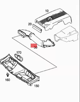 Pièces automobiles de haute qualité accessoires de voiture tuyau d'admission d'air 2710900582 pour Mercedes Benz MB classe E grade C