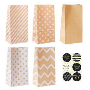 Bolsas de Papel Ecológicas Impresas Personalizadas para Dulces, Recuerdos de Fiesta de Bodas, Venta al Por Mayor Directo de Fábrica - Product Image 1