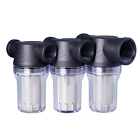 Pré-filtre transparent en PP, coton et nylon pour bouteille, filtre à sédiments, purificateur d'eau domestique, cartouche de filtre de douche, filtre à haut débit