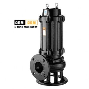 Pompe submersible verticale anti-colmatage 5 CV, pompe de transfert d'eau submersible pour puits profond de 4 pouces, 220 V 1,5 CV - Product Image 1