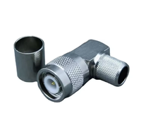 Connecteur coaxial TNC mâle à angle droit étanche 50 ohms pour câble LMR400
