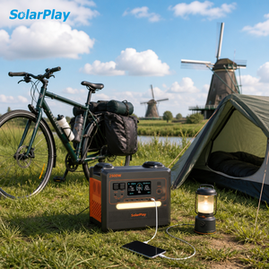 2400W/2500W Station de <span class=keywords><strong>secours</strong></span> 2304Wh Générateur solaire portable Démarreur de <span class=keywords><strong>voiture</strong></span> Lampe de poche <span class=keywords><strong>Batterie</strong></span> externe pour usage domestique Stock US/EU - Product Image 5
