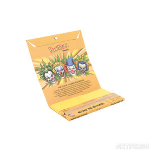 110mm King Size Honeypuff Design <b>Rolling</b> Paper with Filter Tips - New Clown Series Color Smoking Accessories - Product Image 2