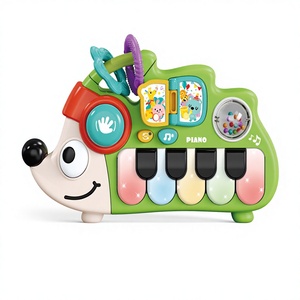 Jouets éducatifs pour bébés, jouets électroniques multifonctionnels pour enfants, piano musical hérisson, orgue électronique - Product Image 2