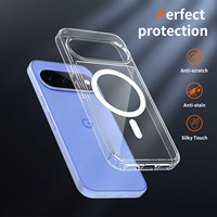 Coque de téléphone transparente exclusive pour Google Pixel 11 Pro XL, magnétique, en TPU et PC, résistante au jaunissement, coque de protection pour téléphone