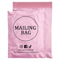 Sacs d'Expédition Rose en Polyéthylène de Haute Qualité avec Logo Personnalisé, Enveloppes d'Expédition en Plastique, Sacs de Courrier en Polyéthylène Imprimés pour Emballage