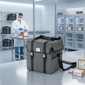 Mochila Térmica Reutilizable para Muestras de Sangre NERA H, Ergonómica, con Registrador de Temperatura en Tiempo Real Opcional para Logística Clínica - Product Image 1
