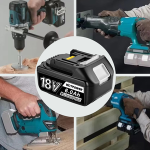 Paquete de Baterías de Iones de Litio VICTPOWER de 18 V y 6.0 Ah con Cargador DC18SF para Herramientas Eléctricas - Product Image 2