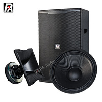 PA-15 Enceintes Stéréo Passives Numériques de 15 Pouces, 500W, Sans Fil, à Commande Vocale, pour Équipement Audio Professionnel de Scène et Fêtes