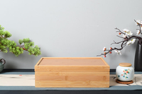 Plateau en bambou personnalisé à six compartiments avec gravure laser pour la décoration de la maison à l'occasion de la remise des diplômes et du Nouvel An