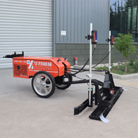 Machine à niveler le béton Hwaon 3.0KW à haute efficacité, auto-nivelante, portative, à 2 roues, avec laser, robotisée