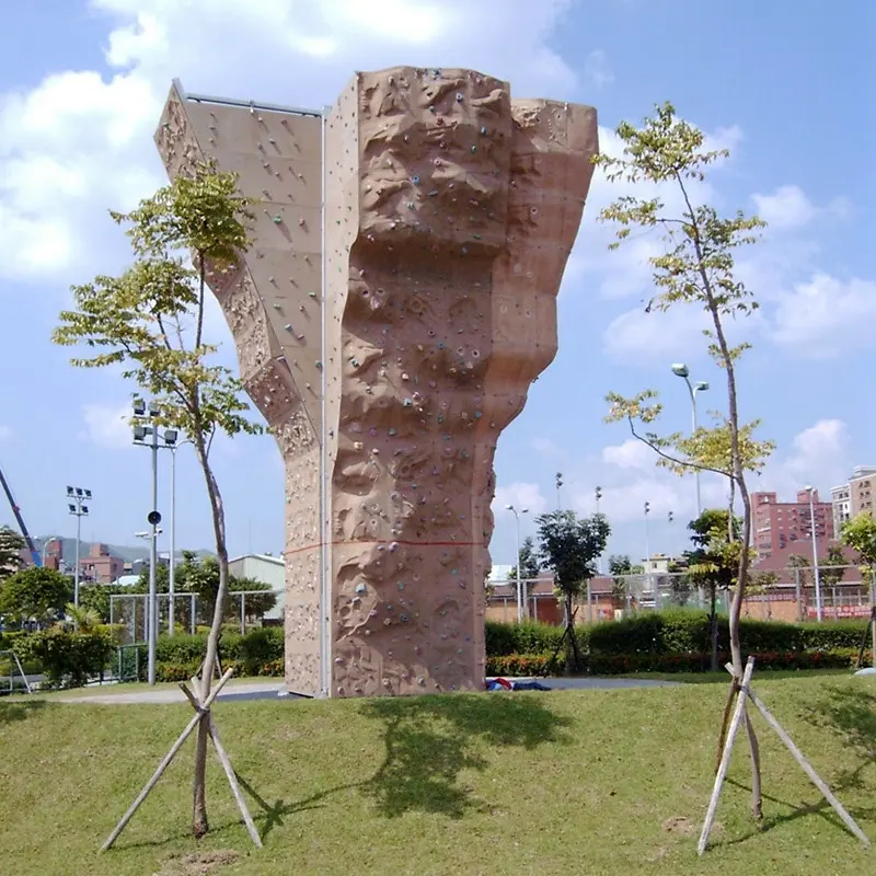 Exciting outdoor sports used mobile rock climbing wall for sale