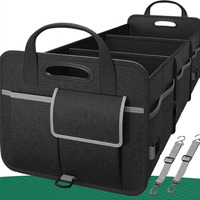 Organisateur de coffre de voiture de luxe en tissu Oxford super résistant et écologique pour camions et voitures, 1 à 3 compartiments, Jiangxi