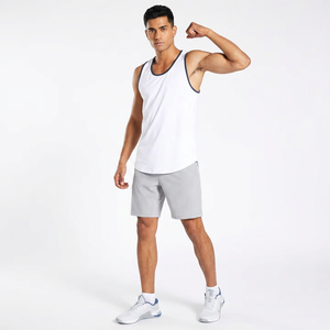 High Quality Custom Design <b>Men's</b> Tank Top Quick Dry Fitness Gym Wear <b>for</b> Casual & Formal Style Bodybuilding <b>Singlet</b> - Product Image 1
