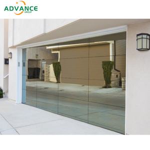 Porte de garage en verre isolé à <span class=keywords><strong>double</strong></span> <span class=keywords><strong>vitrage</strong></span> de conception haute performance pour une température et une isolation acoustique supérieures - Product Image 2