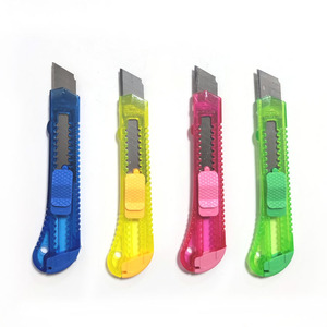 Cuchillo Multiusos Retráctil de Acero con Mango de Plástico, Cuchilla de Repuesto Rápido, Precio de Fábrica, para Manualidades - Product Image 2