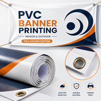 Bannière publicitaire en maille vinyle pour extérieur, impression personnalisée, bannière en tissu maillé à œillets pour la promotion d'événements