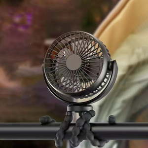 OEM 2000mAh大容量バッテリーUSB充電式屋外タコ型クリップオンミニファン - Product Image 4