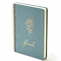 Cuaderno de Tapa Dura con Bolsillo para Flores, Personalizado, A5/A6, Único, con Notas Adhesivas, Fabricante de Cuadernos