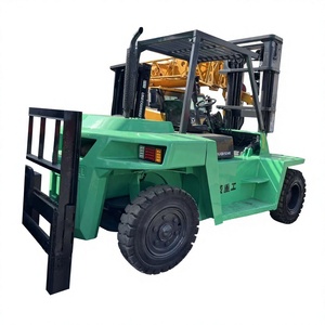 Used Mitsubishi Diesel Forklift 2.5 Ton Stacker Forklift Green 3000 mm 6000 mm <b>Lifting</b> Height for Warehouse Yard - Product Image 1