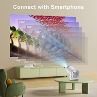 Projecteur intelligent 2026 à prix d'usine, Wi-Fi double bande 5.0, 1080P, Stéréo HIFI, Écran sans fil portable pour intérieur