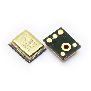 Microfono Quadrato a 6 Pin Placcato in Oro, Componente per Montaggio Superficiale - Product Image 1