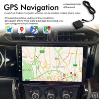 Système multimédia de tableau de bord stéréo 2DIN OLED Android 13 avec 128 Go de ROM, CarPlay intégré et GPS pour Subaru BRZ/Scion FRS/GT86 2012-2016