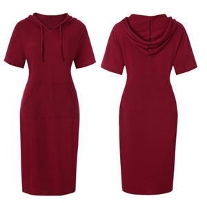 Vestito leggero dalla felpa con cappuccio leggero di estate della via degli <span class=keywords><strong>abiti</strong></span> di forma fisica di Sport casuali su ordinazione all'ingrosso delle donne del Jersey di <span class=keywords><strong>cotone</strong></span> - Product Image 3