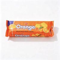 Biscuits Halal en Gros Saveur Orange Croustillants Fourrés 90g Boîte Bangladesh Snack Exotique Sucré en Vrac