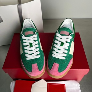 Zapatos casuales de lujo para hombre, con remaches de diseñador, de malla transpirable, estilo skate, de caña baja, zapatillas deportivas robustas - Product Image 5