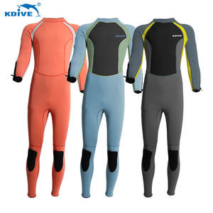 Traje de <span class=keywords><strong>Neopreno</strong></span> KDIVE Personalizado de 3MM con Cremallera Trasera, Manga Larga, Piel Lisa, para Buceo y Surf, para Mujer - Product Image 1