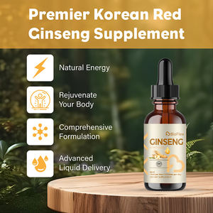 Precio al por mayor personalizado Halal sabor natural 60ml coreano Ginseng rojo extracto líquido gotas bebida energética suplementos para hombres - Product Image 6